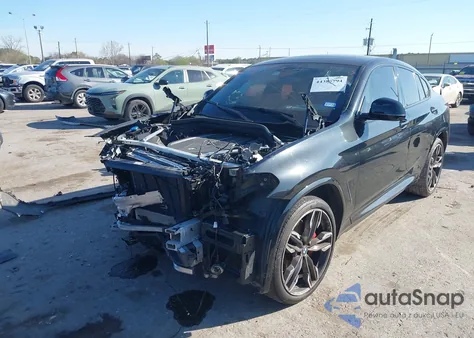 2021 BMW X4 M40I z USA, uszkodzony, nr VIN 5UX2V5C08M9F31792